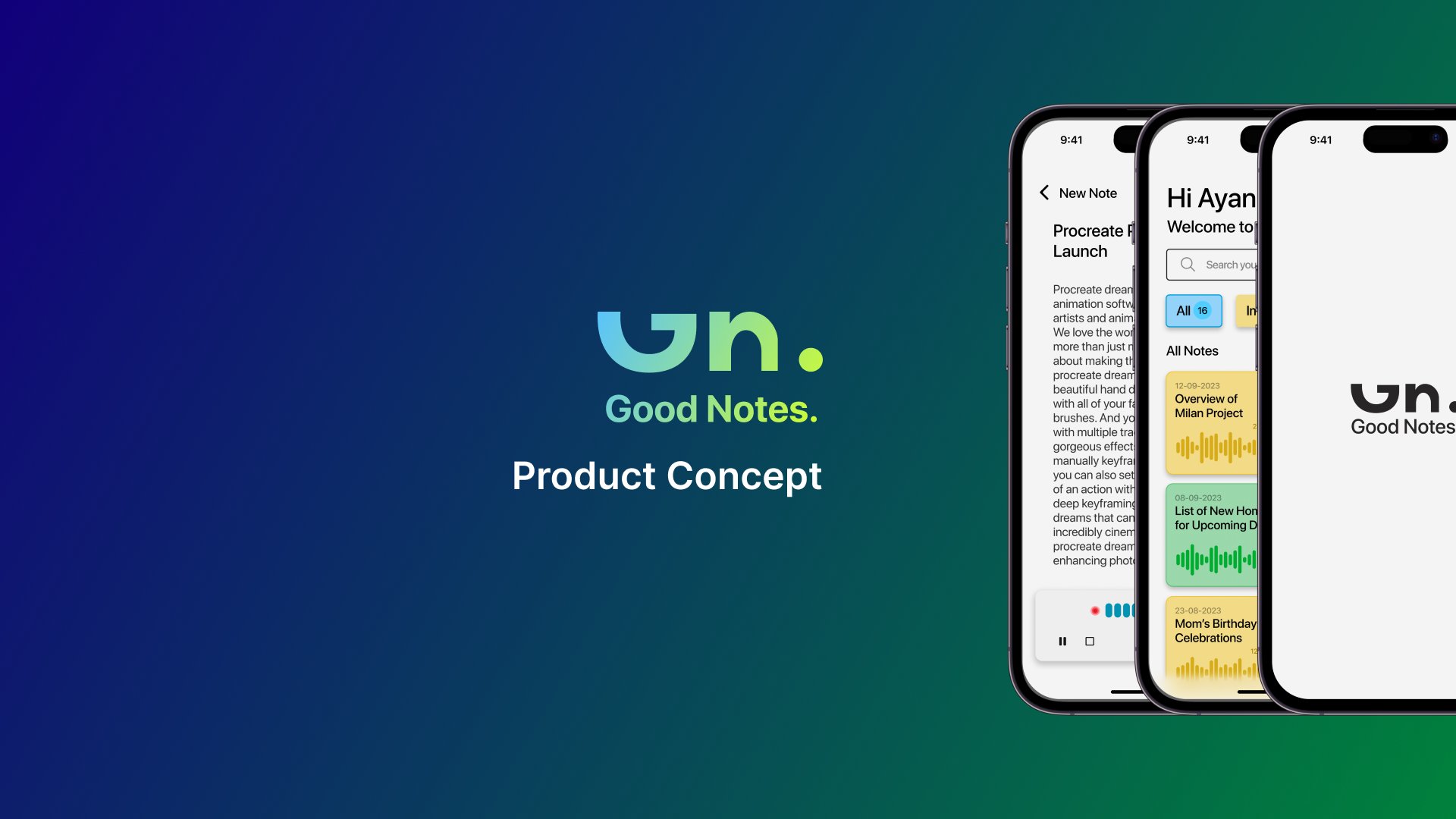 GoodNotes Product Concept